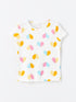 LC Waikiki Crew Neck Printed Short Sleeve Baby Girl T-Shirt